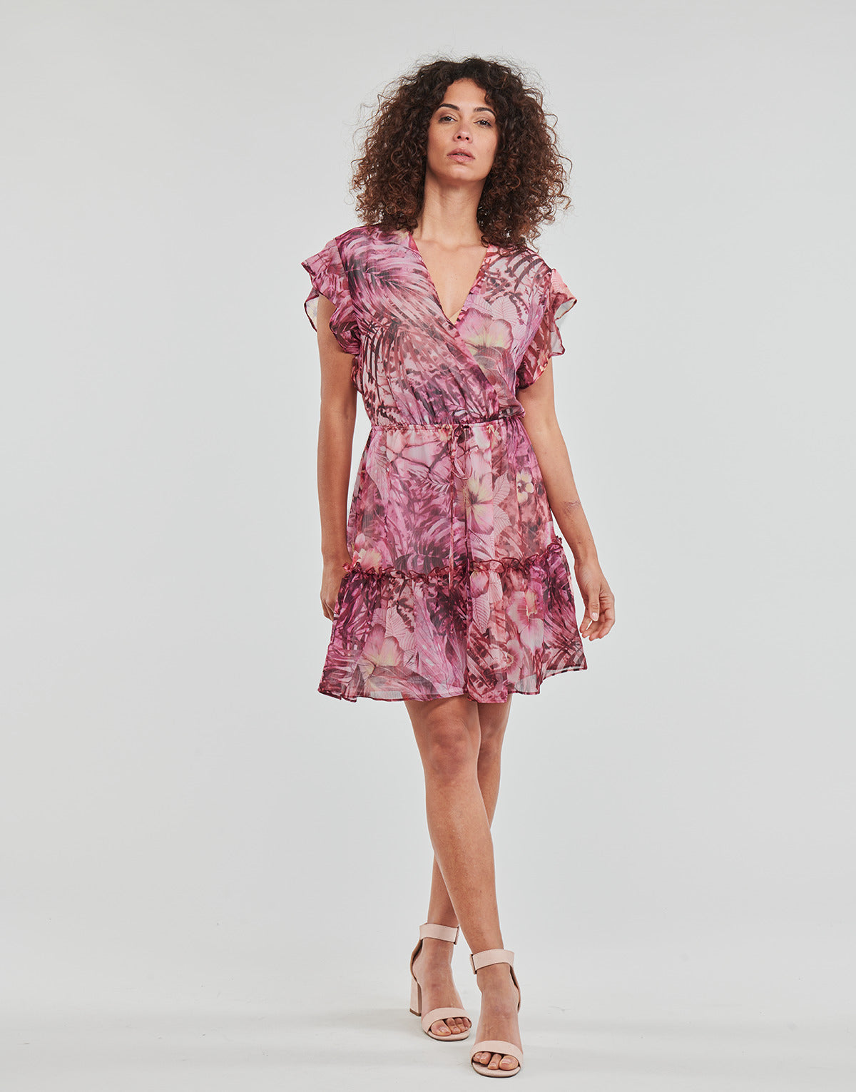 Abito corto Donna Guess  ROSA DRESS  Rosso