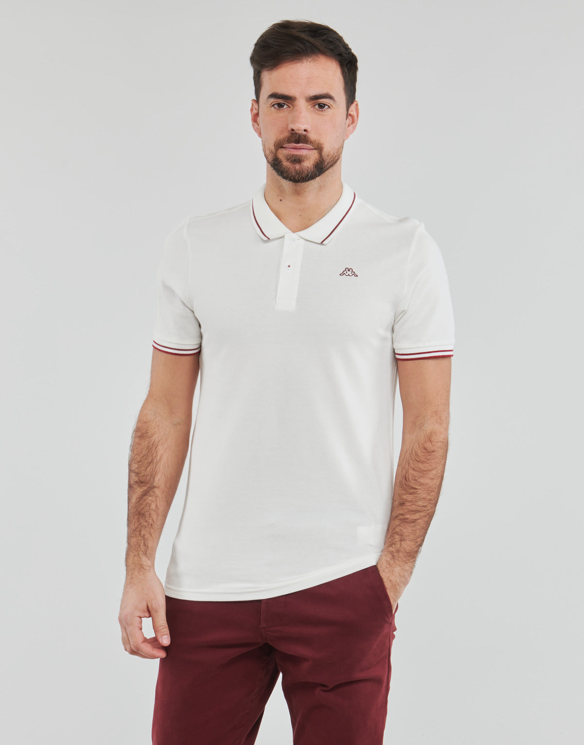 Polo Uomo Kappa EZIO Bianco