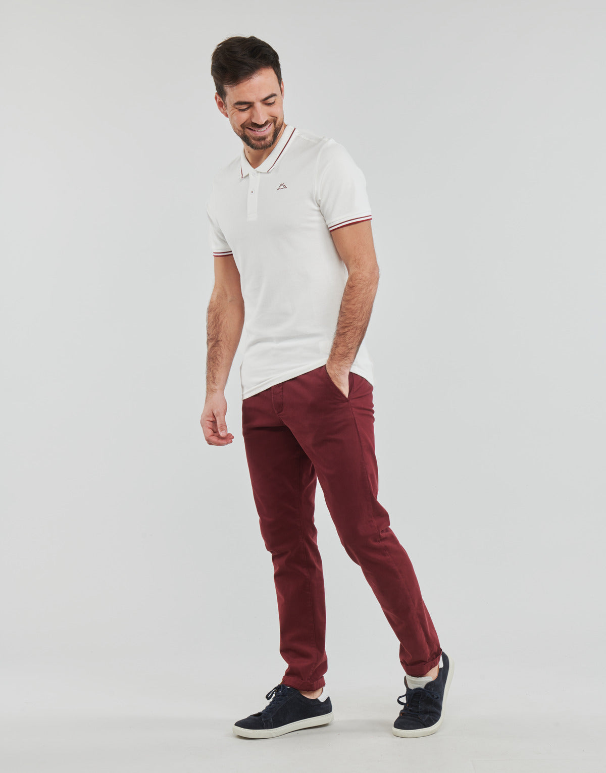 Polo Uomo Kappa EZIO Bianco