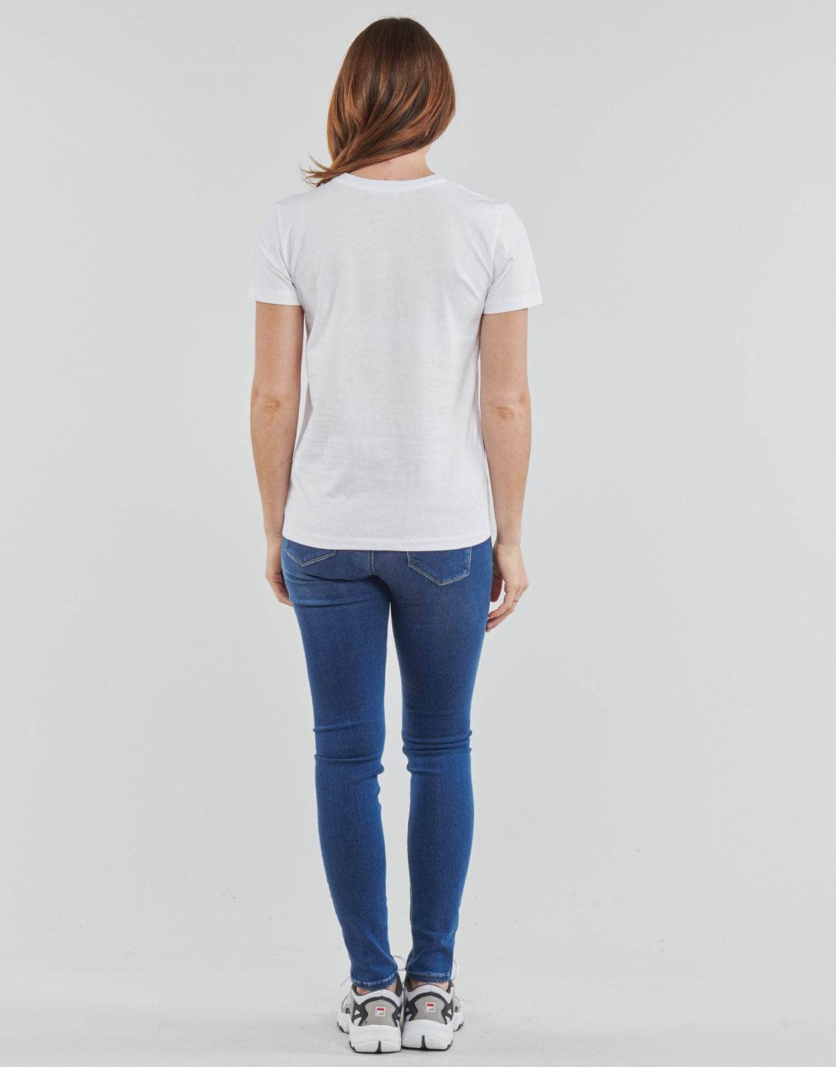 T-shirt Donna Replay W3318C Bianco
