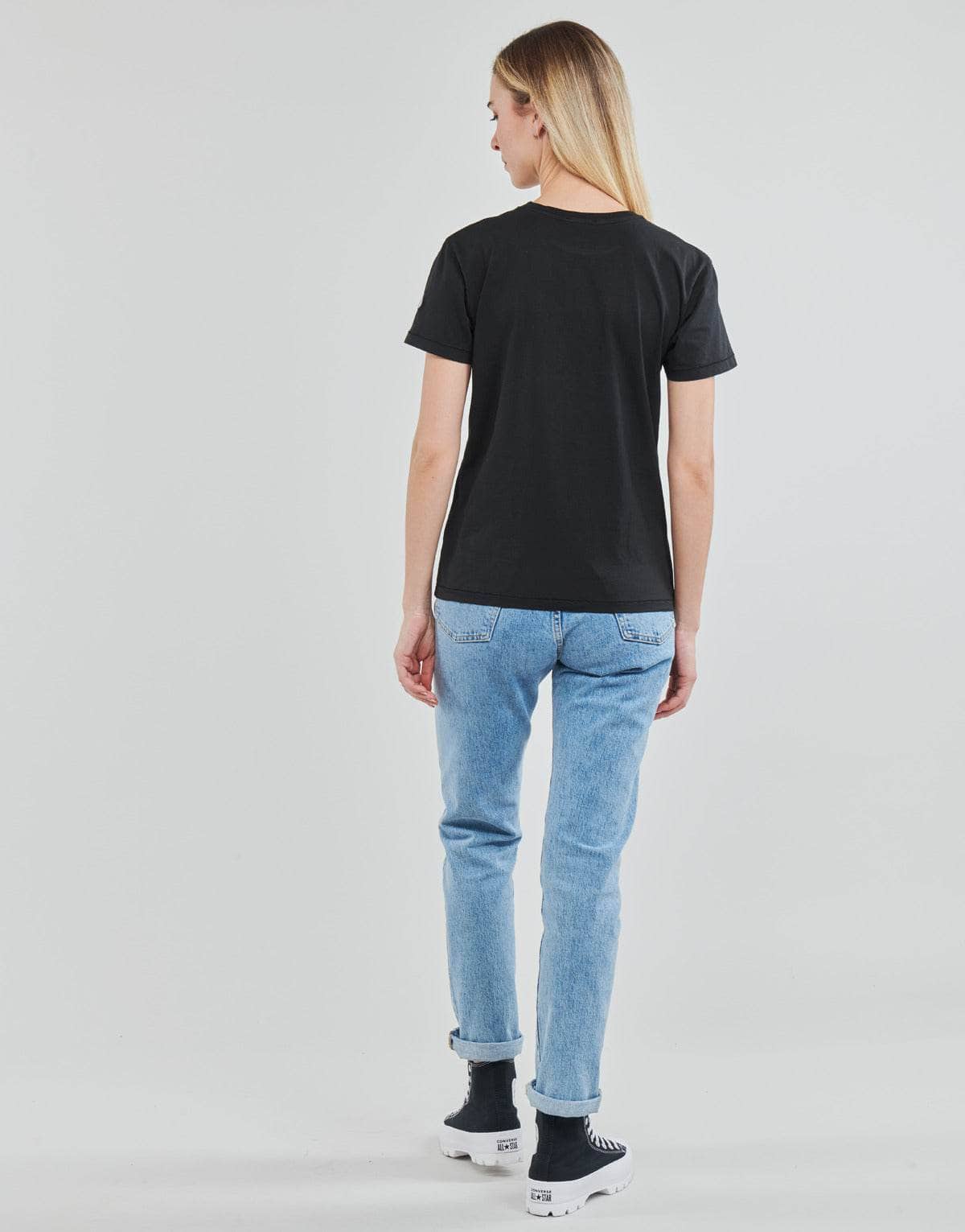 T-shirt Donna Replay W3318C Nero