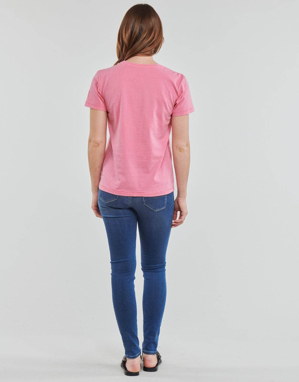 T-shirt Donna Replay W3318C Rosa