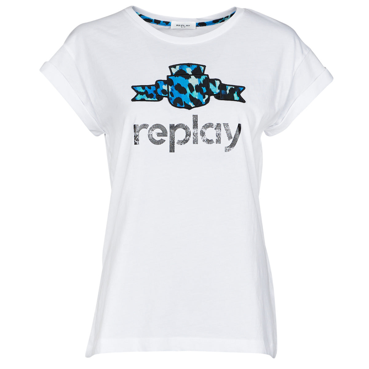 T-shirt Donna Replay  W3525A  Bianco