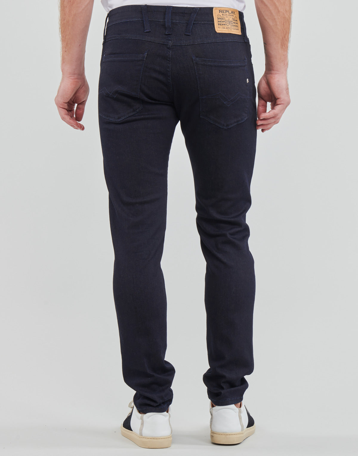Jeans Slim Uomo Replay ANBASS Blu
