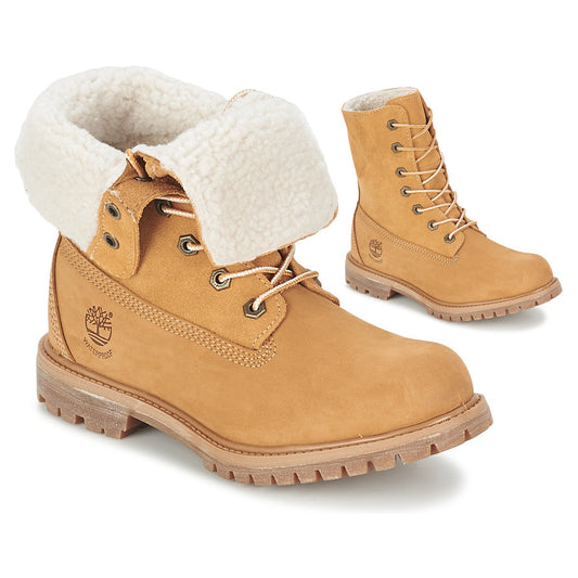 Stivaletti Donna Timberland AUTHENTICS TEDDY FLEECE WP FOLD DOWN Beige