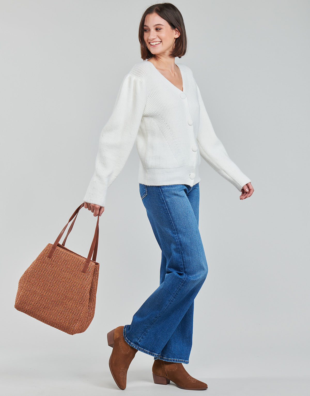 Gilet / Cardigan Donna Betty London VIVELLE Bianco