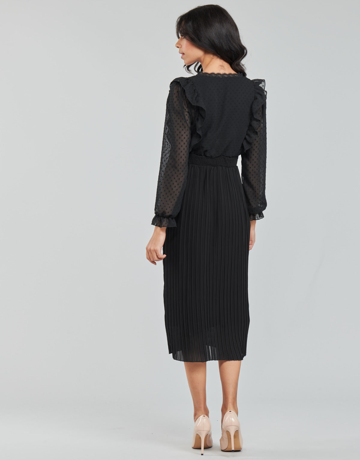 Abito lungo Donna Moony Mood PORISUW Nero