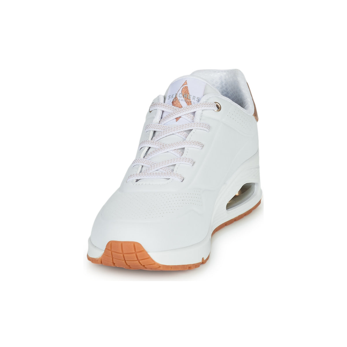 Sneakers basse Donna Skechers UNO - SHIMMER AWAY Bianco