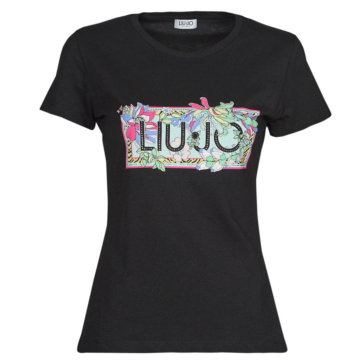T-shirt Donna Liu Jo HABITEDO Nero