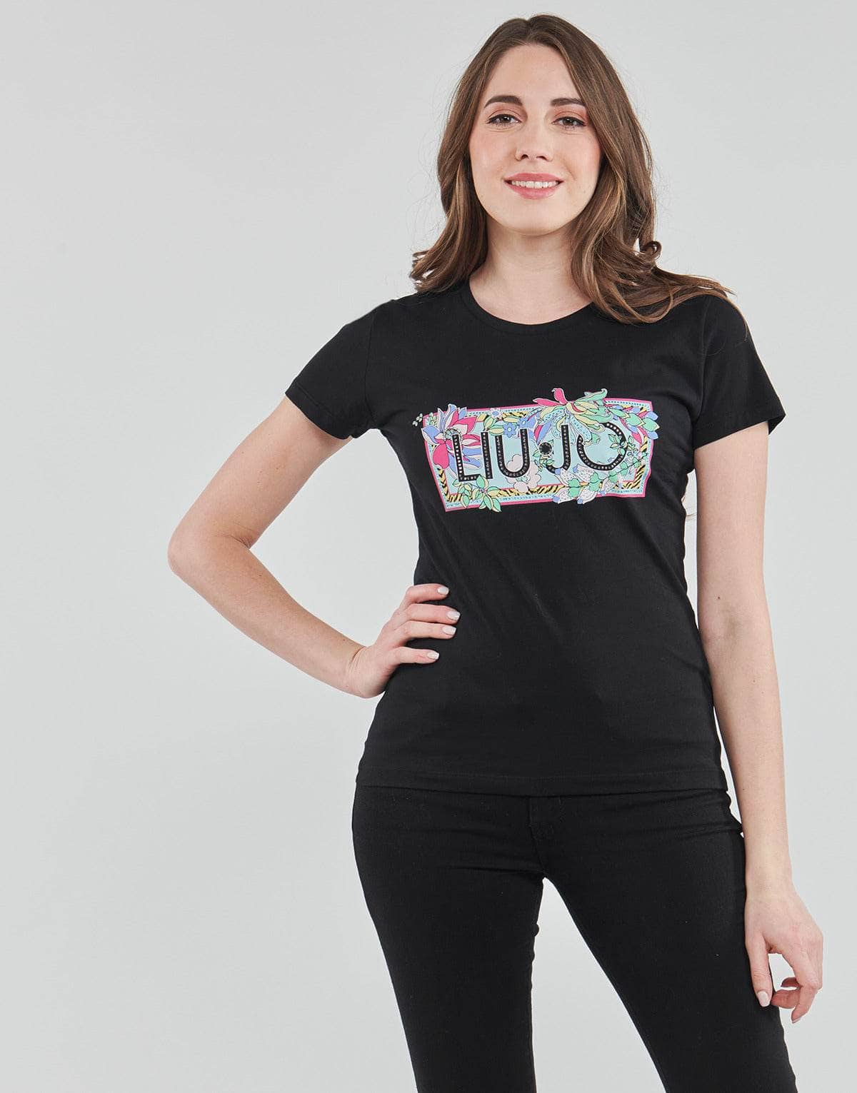 T-shirt Donna Liu Jo HABITEDO Nero