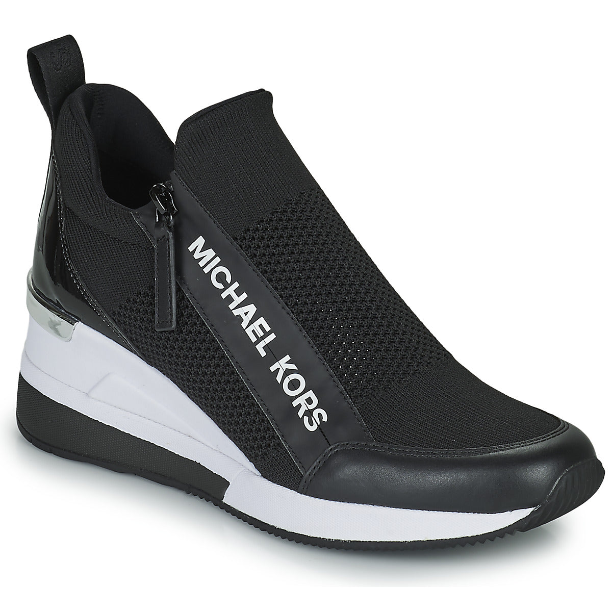 Sneakers basse Donna MICHAEL Michael Kors WILLIS WEDGE TRAINER Nero