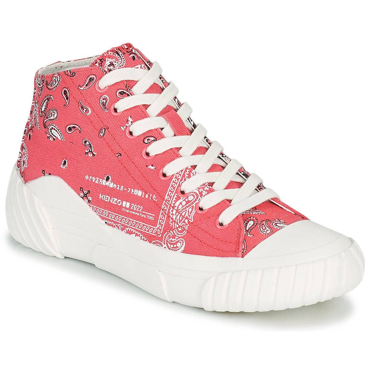 Sneakers alte Donna Kenzo TIGER CREST HIGH TOP SNEAKERS Rosa