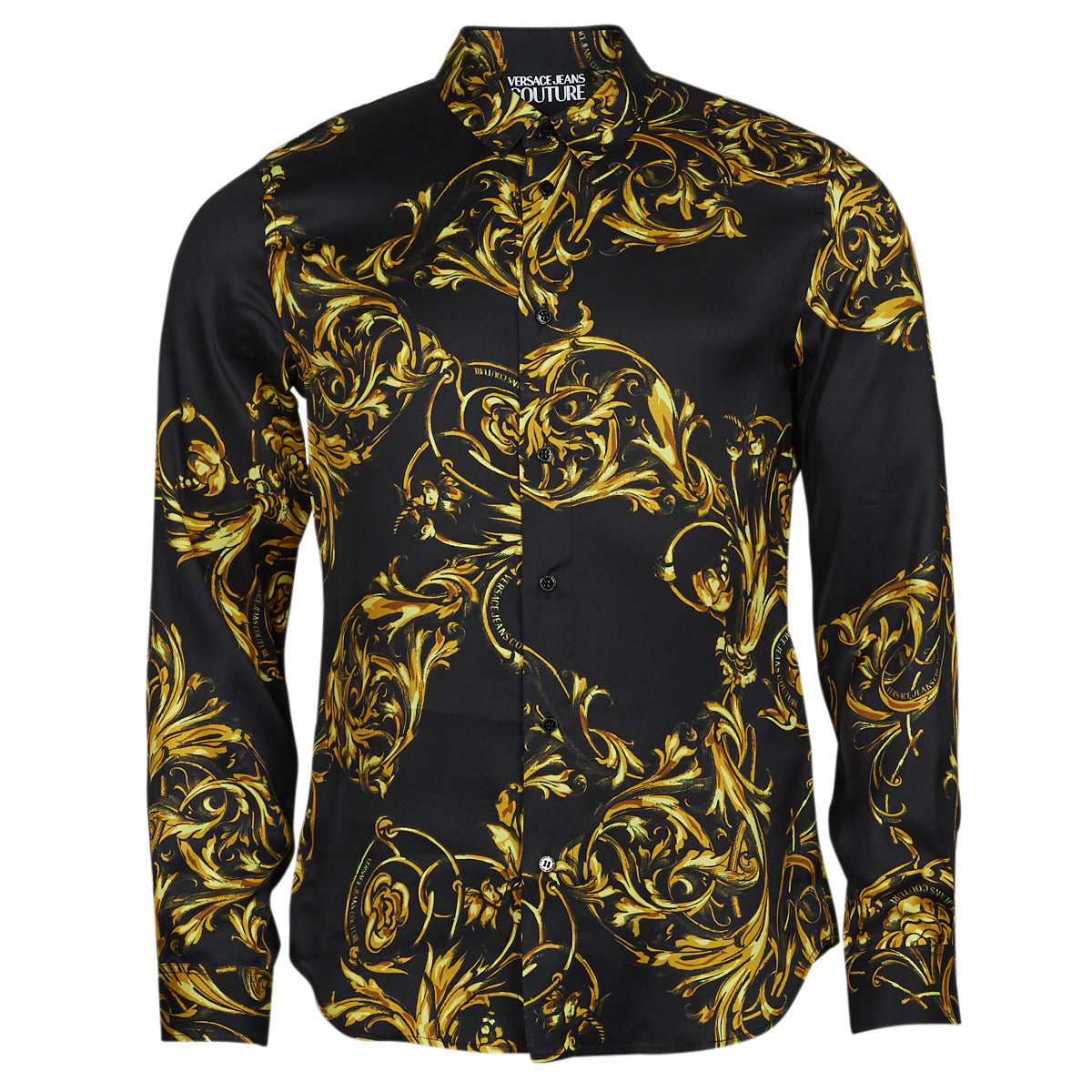 Camicia a maniche lunghe Uomo Versace Jeans Couture  72GAL2S0  Nero