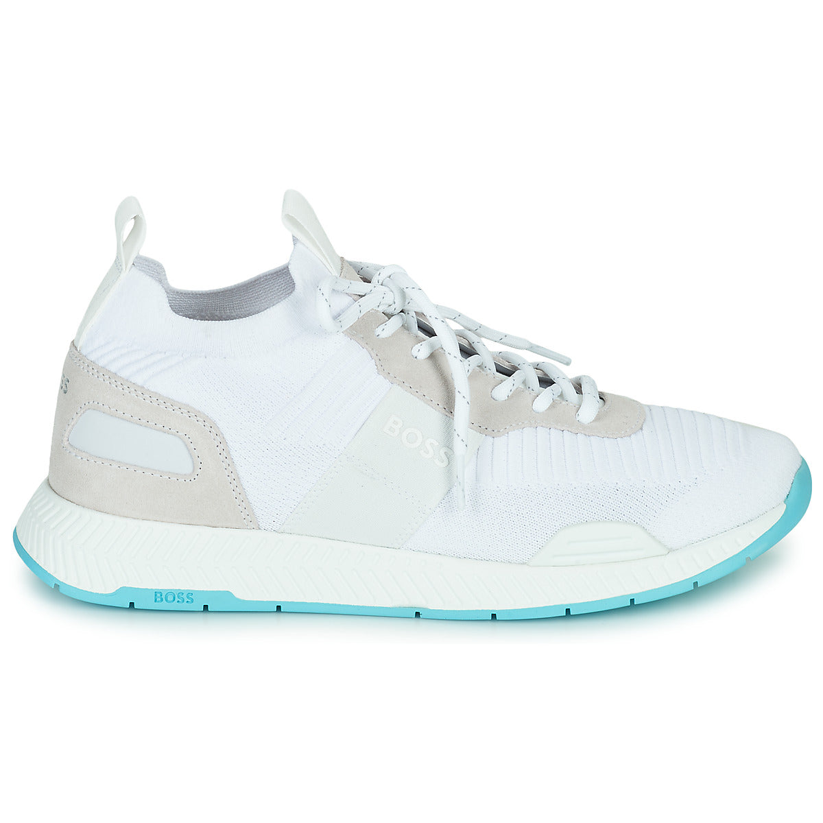 Sneakers Uomo BOSS  Titanium_Runn_knstA  Bianco