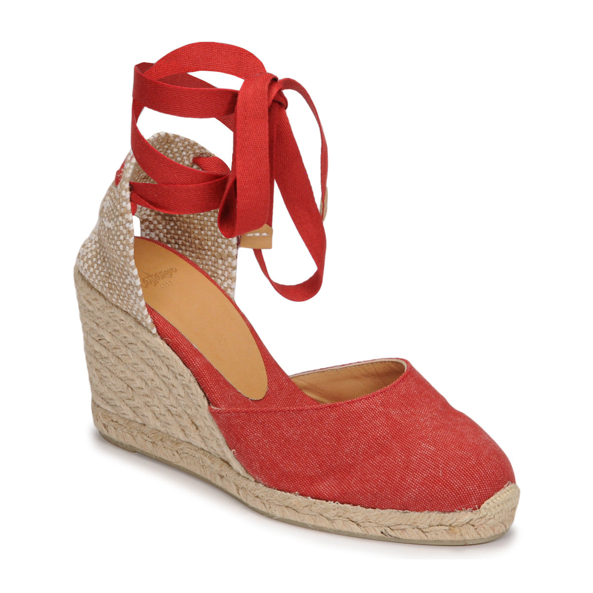 Scarpe Espadrillas Donna Castaner  Carina  Rosso