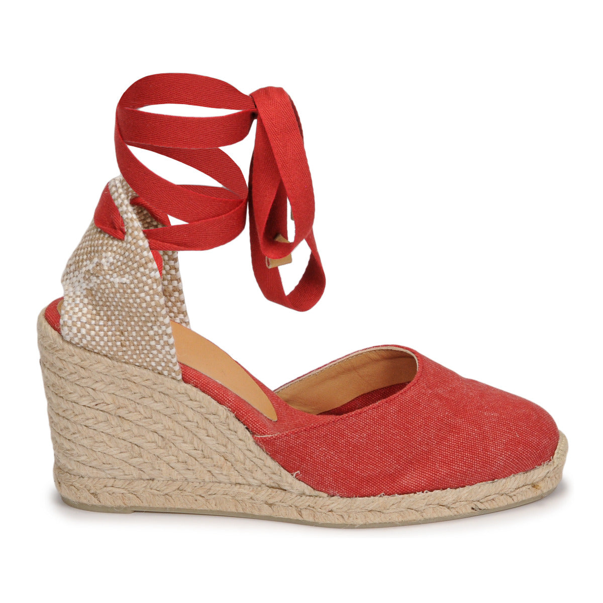 Scarpe Espadrillas Donna Castaner  Carina  Rosso