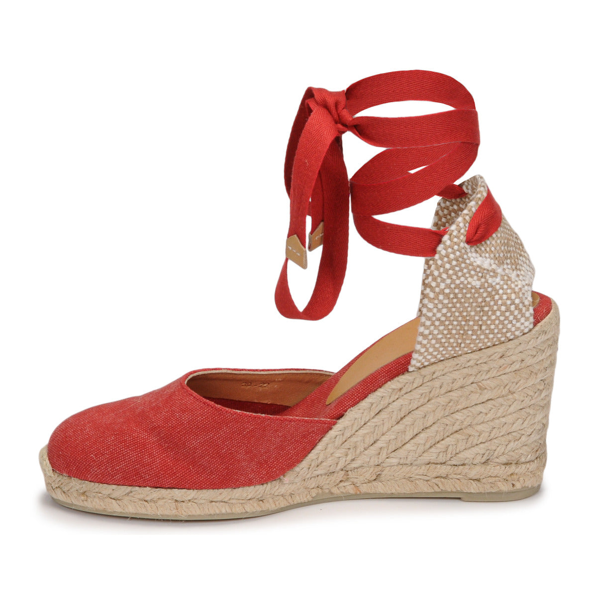 Scarpe Espadrillas Donna Castaner  Carina  Rosso