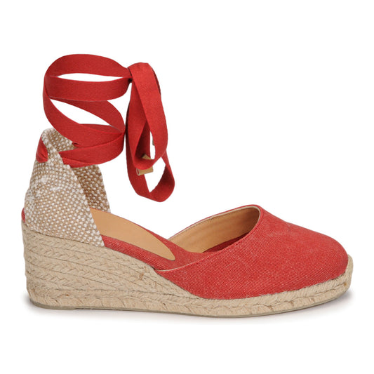 Scarpe Espadrillas Donna Castaner  Carina  Rosso