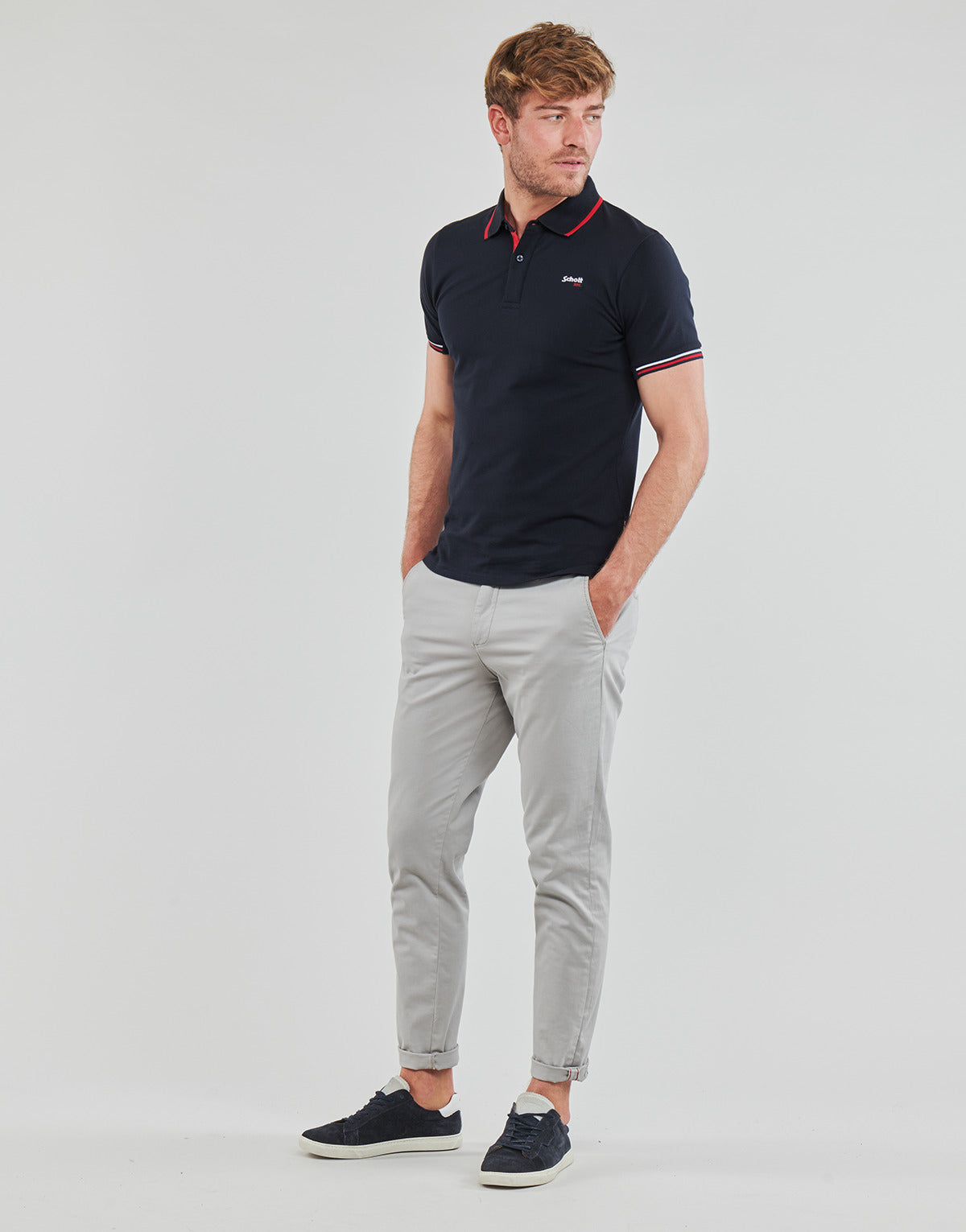 Polo Uomo Schott DEVON Marine