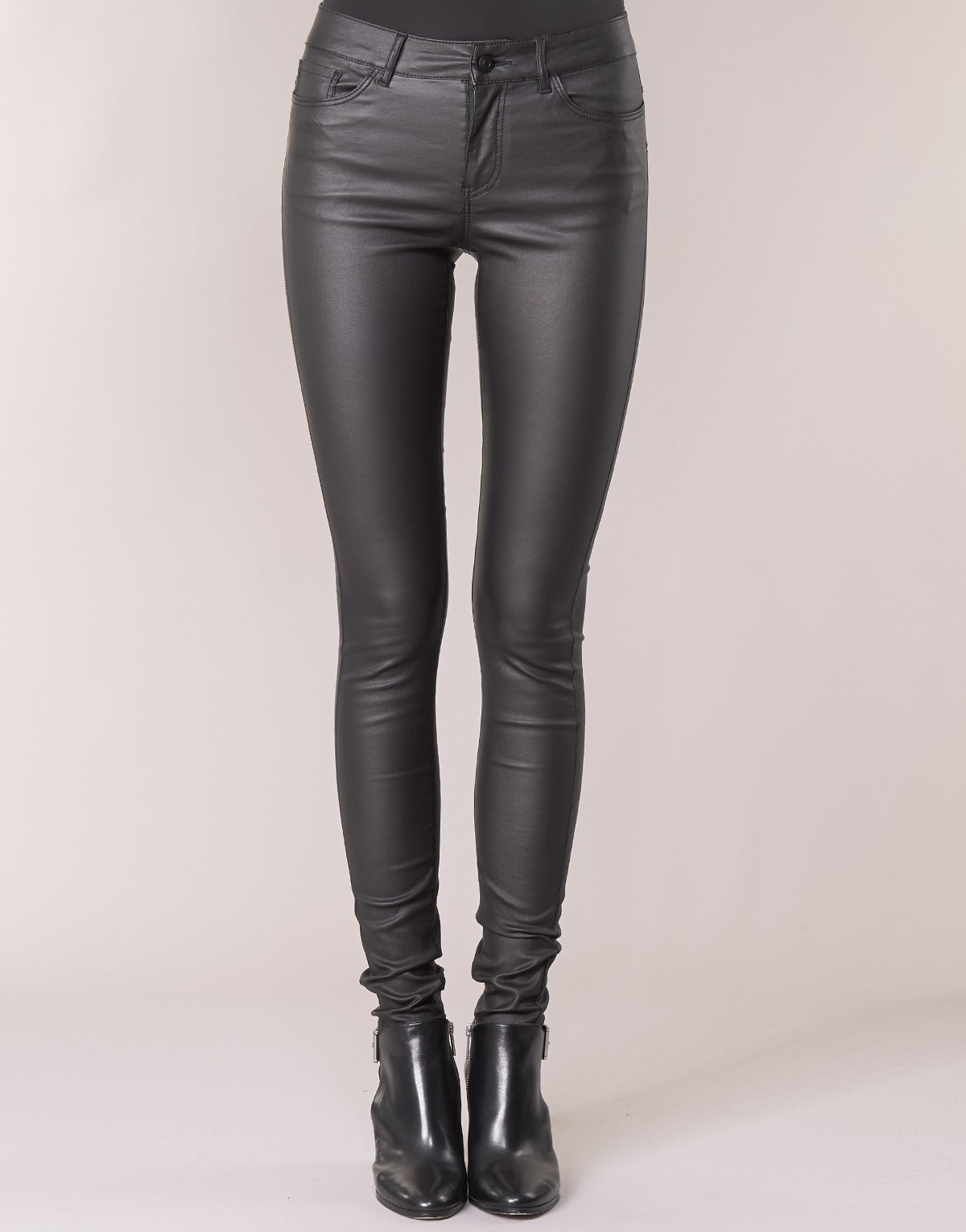 Jeans Slim Donna Vero Moda SEVEN Nero