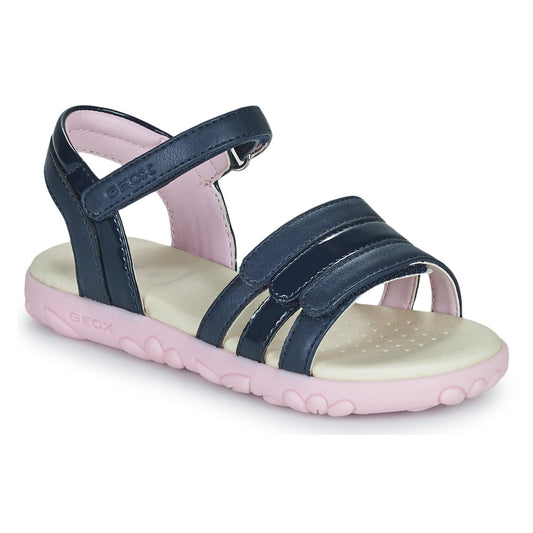 Sandali bambini ragazza Geox J SANDAL HAITI GIRL Marine