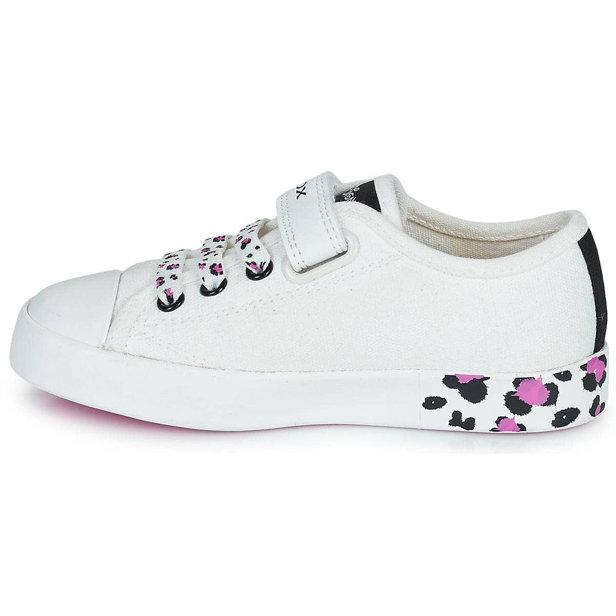 Scarpe bambini ragazza Geox JR CIAK GIRL Bianco