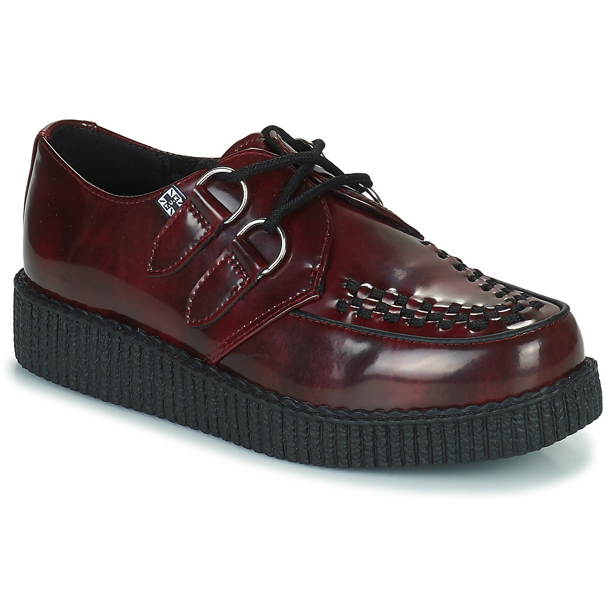 Scarpe Uomo TUK  Viva Low Creeper Burgundy  Rosso