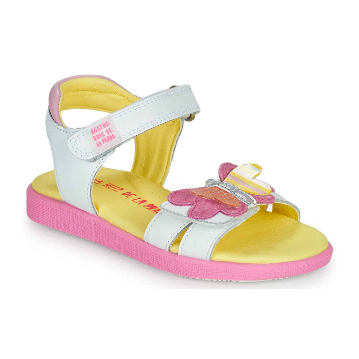 Sandali bambini ragazza Agatha Ruiz de la Prada AITANA Bianco