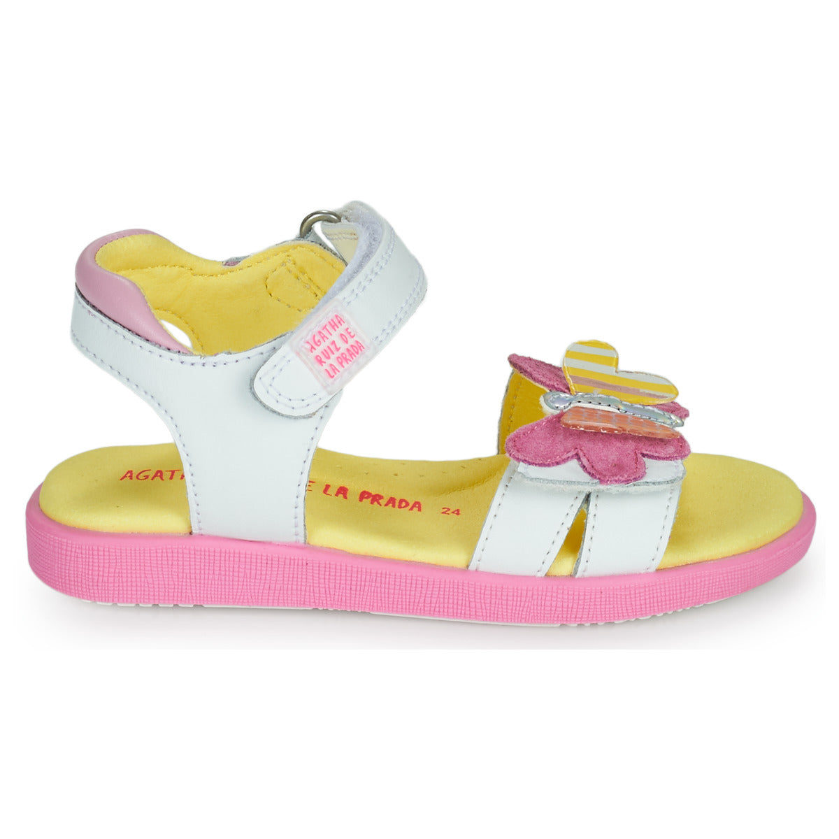 Sandali bambini ragazza Agatha Ruiz de la Prada AITANA Bianco