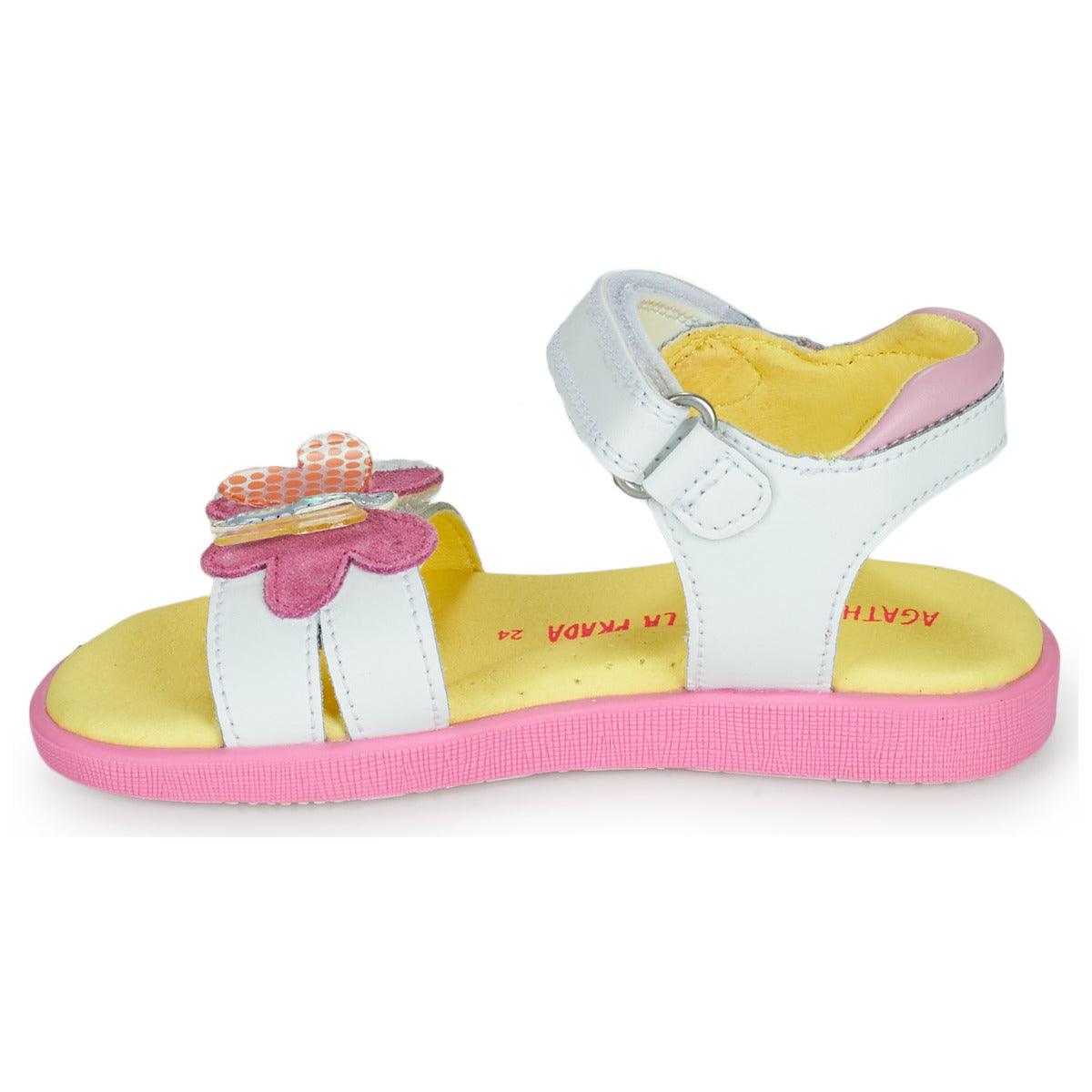 Sandali bambini ragazza Agatha Ruiz de la Prada AITANA Bianco