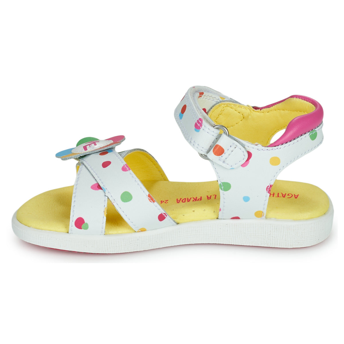 Sandali bambini ragazza Agatha Ruiz de la Prada AITANA Bianco