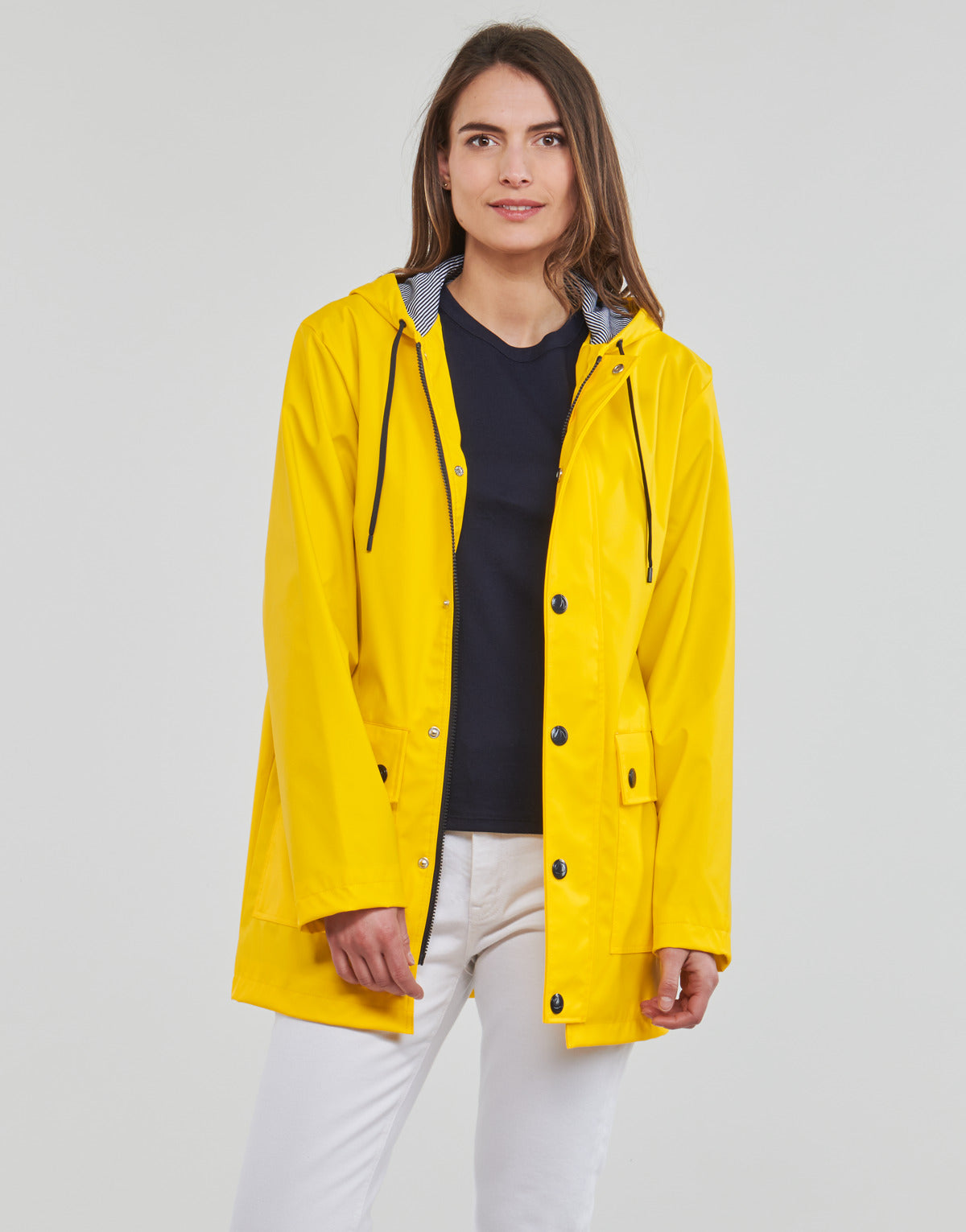 Parka Donna Petit Bateau BAIGA Giallo