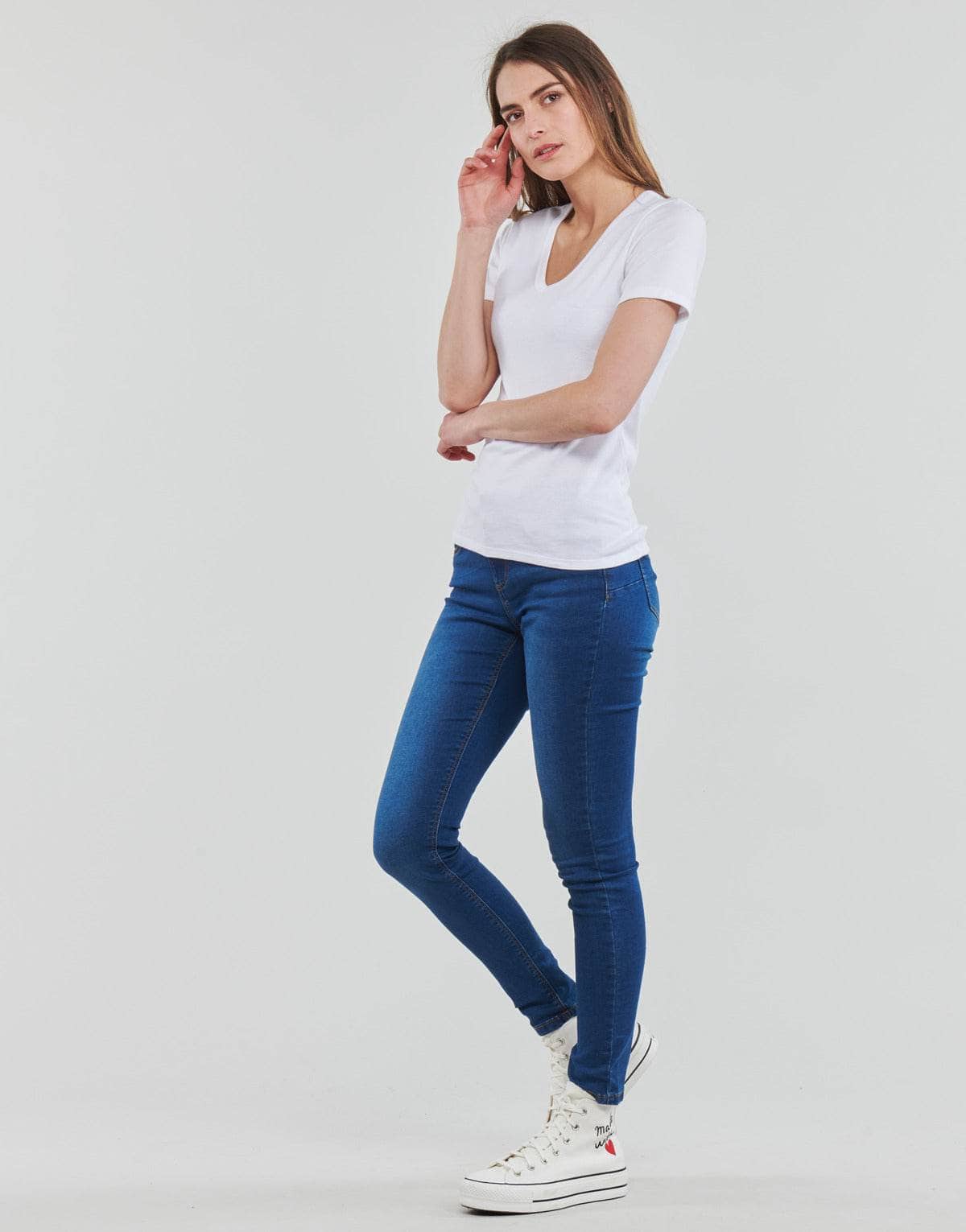 T-shirt Donna Petit Bateau BAHANI Bianco