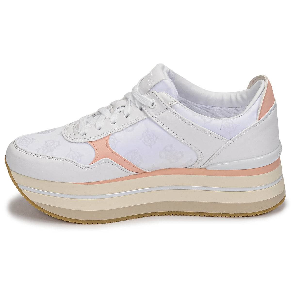 Sneakers basse Donna Guess HINDLE Bianco