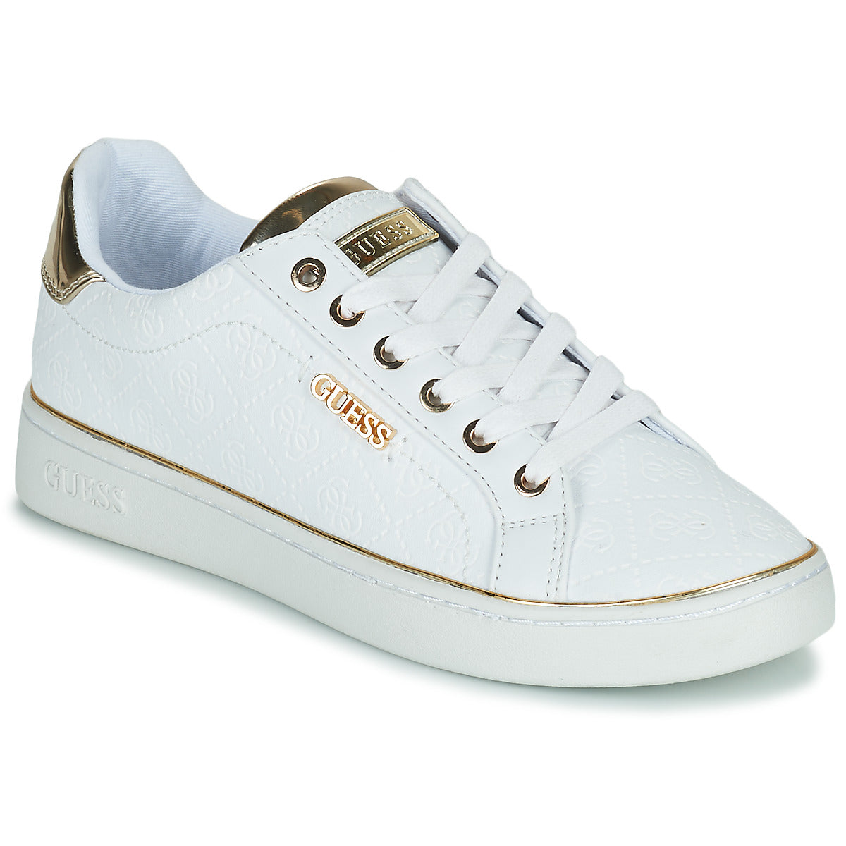 Sneakers basse Donna Guess BECKIE Bianco