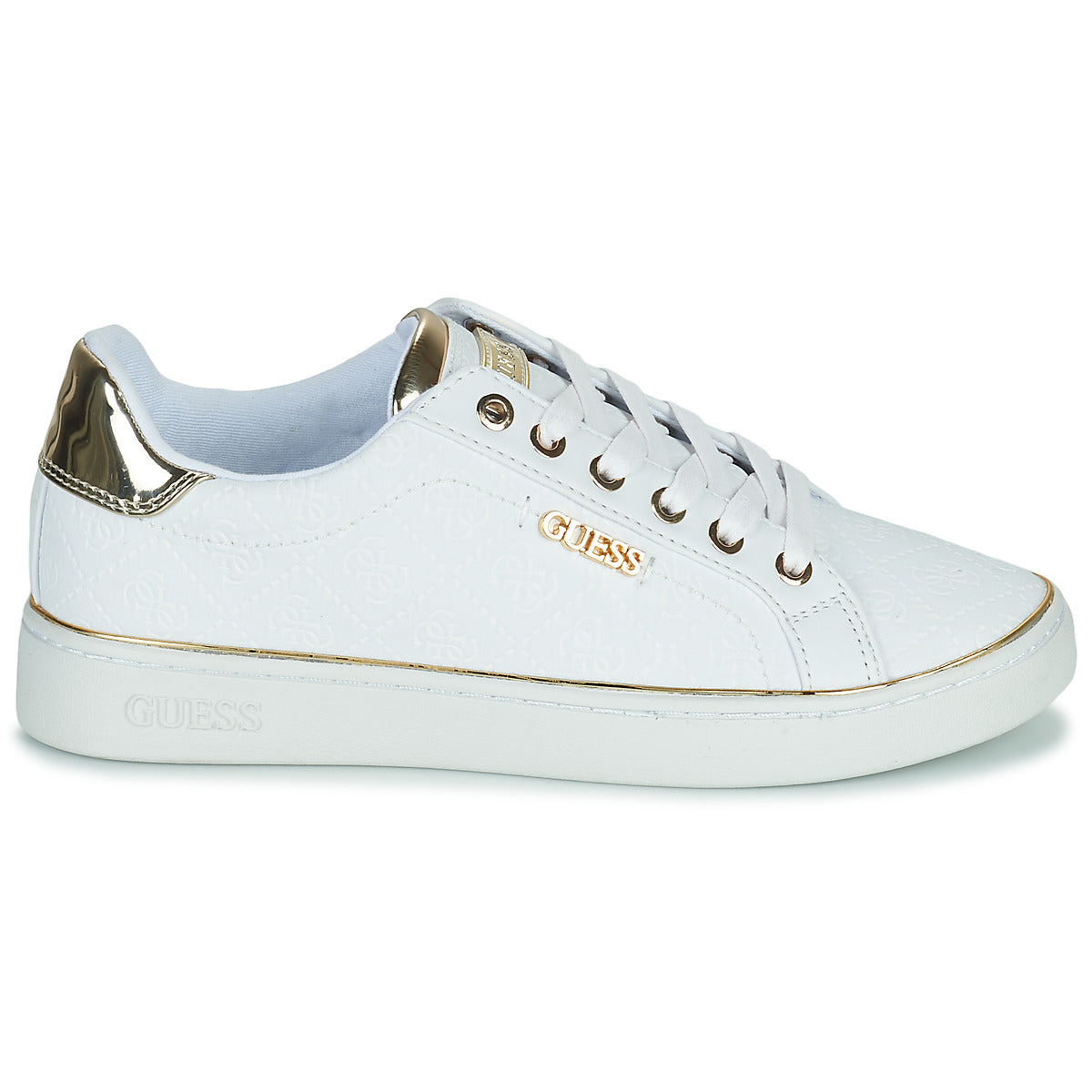 Sneakers basse Donna Guess  BECKIE  Bianco