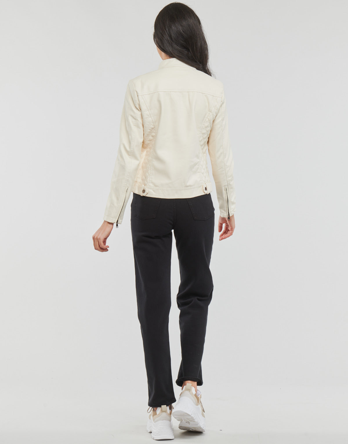 Giacca in pelle Donna Moony Mood LELOUJE Bianco