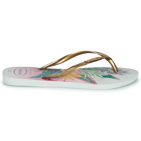 Infradito Donna Havaianas  SLIM TROPICAL  Bianco