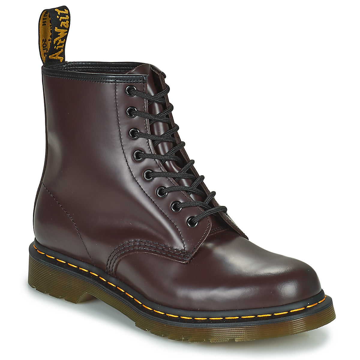 Stivaletti Uomo Dr. Martens 1460 Burgundy Smooth Bordeaux