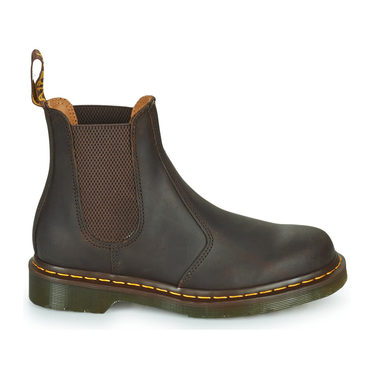 Stivaletti Uomo Dr. Martens 2976 YS DARK BROWN CRAZY HORSE Marrone
