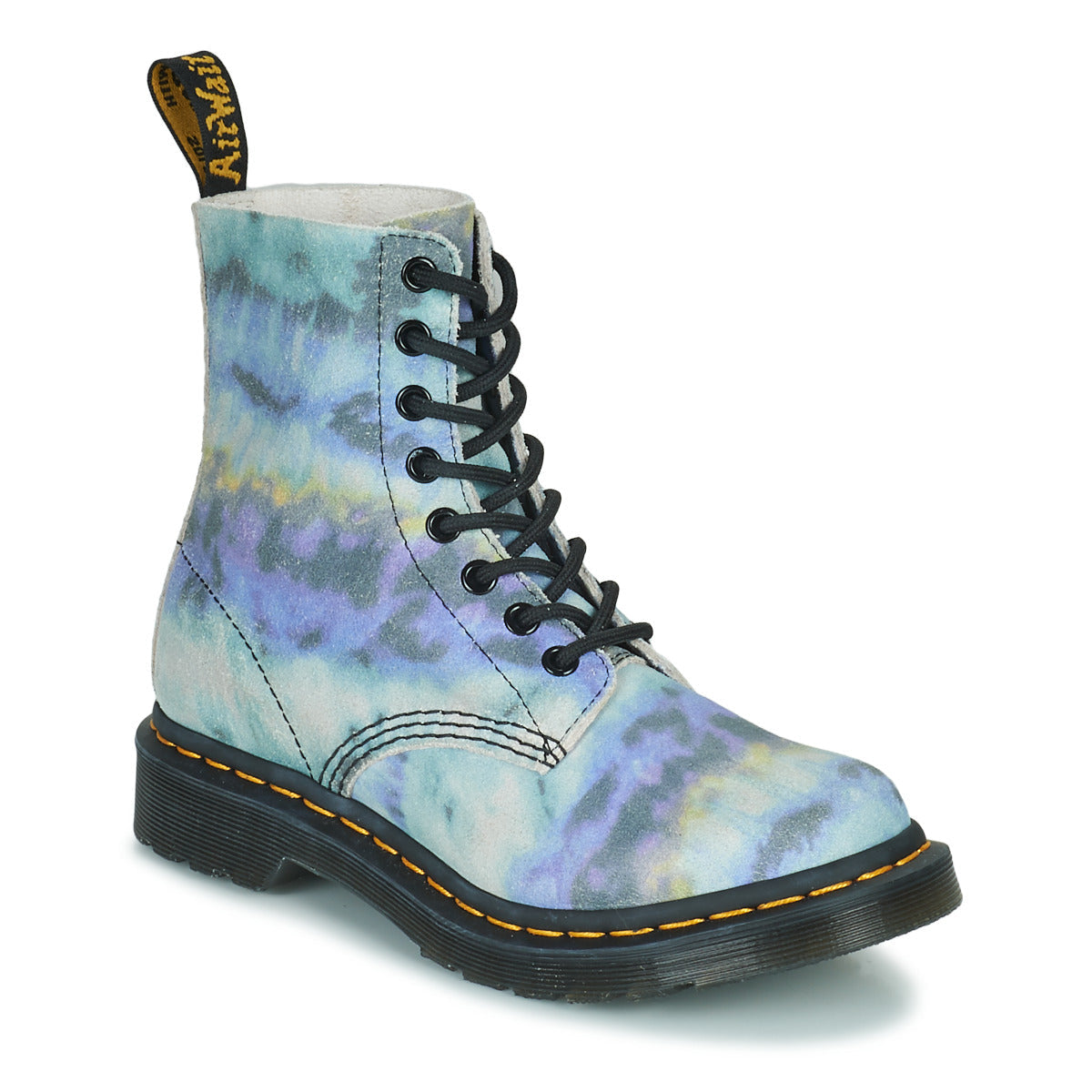 Stivaletti Donna Dr. Martens 1460 Pascal Purple Summer Tye and Dye Blu