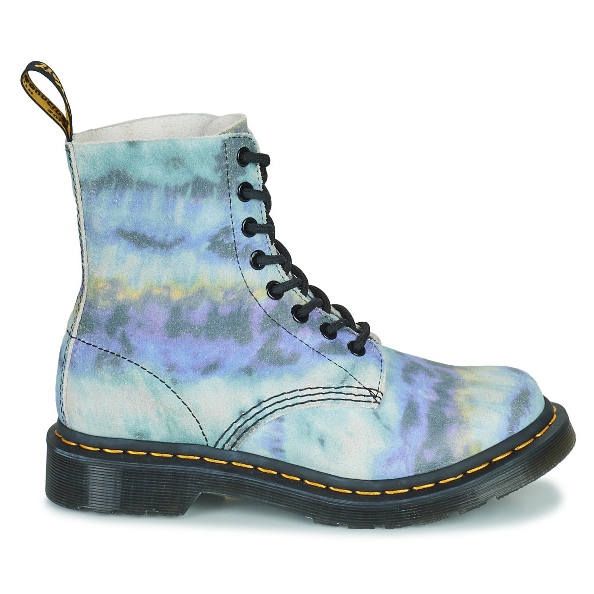 Stivaletti Donna Dr. Martens 1460 Pascal Purple Summer Tye and Dye Blu