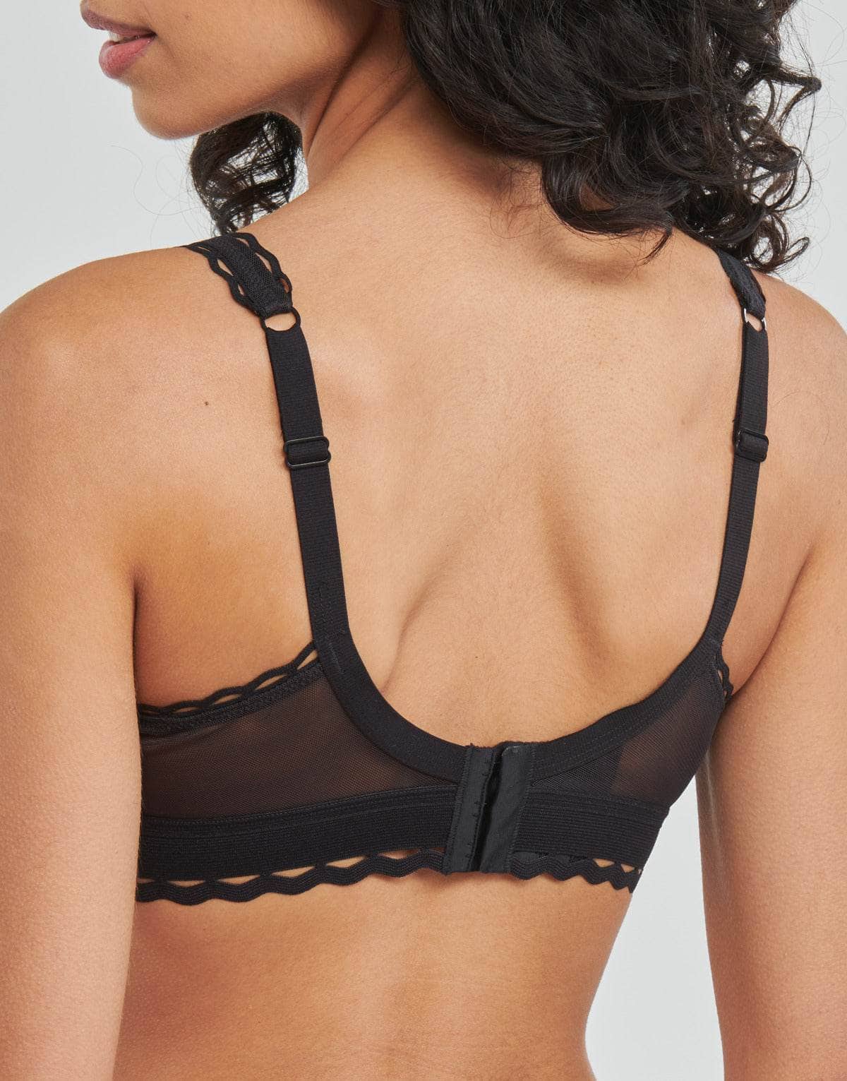 Triangolo/Senza ferretto Donna PLAYTEX COEUR CROISE Nero