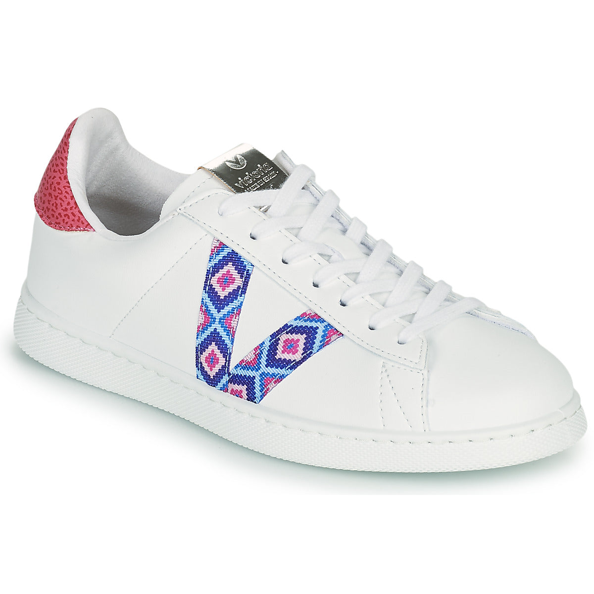 Sneakers basse Donna Victoria 1125288FUSHIA Bianco