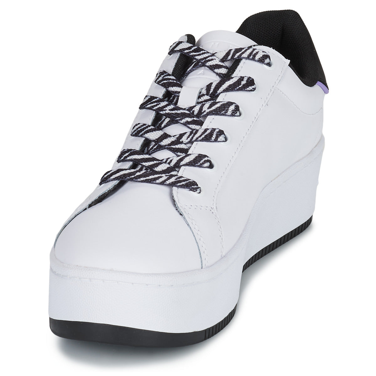 Sneakers basse Donna Tommy Jeans  Flatform Wild Animal Cupsole  Bianco