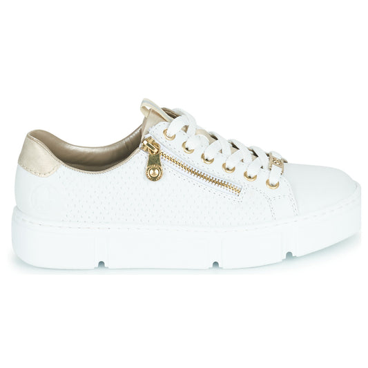Sneakers basse Donna Rieker ALULA Bianco