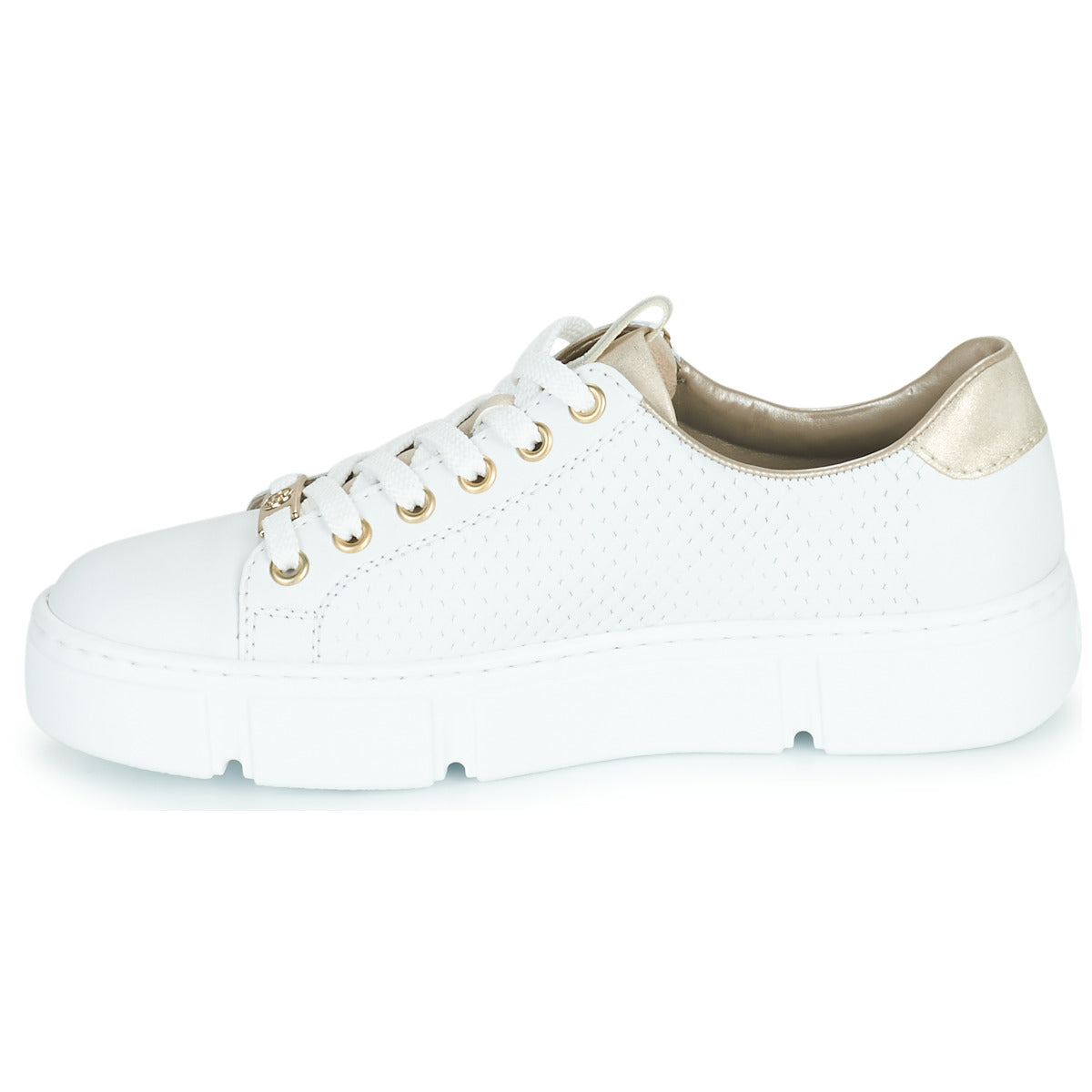 Sneakers basse Donna Rieker ALULA Bianco