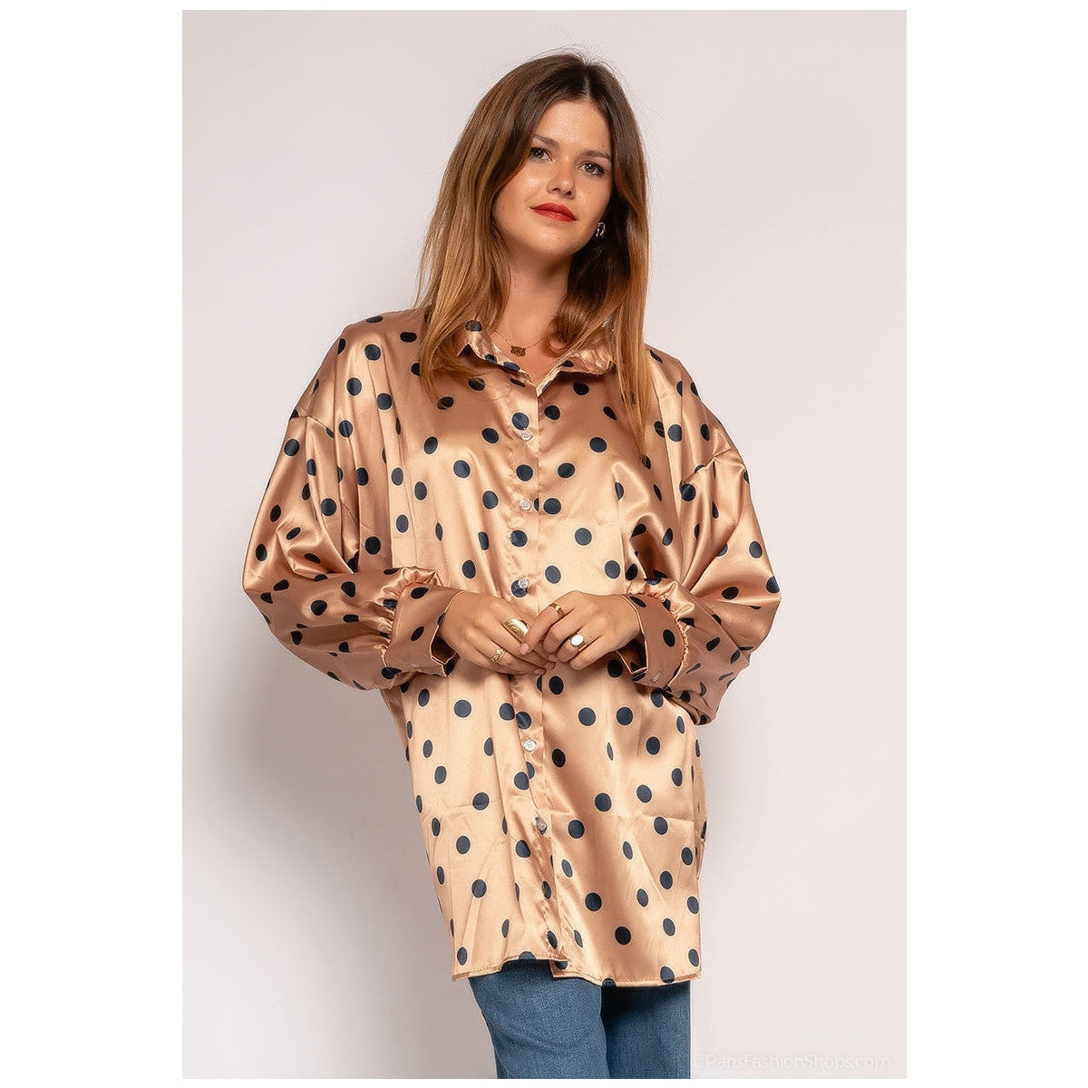Camicia Donna Fashion brands JS21602-4_CAMEL Marrone