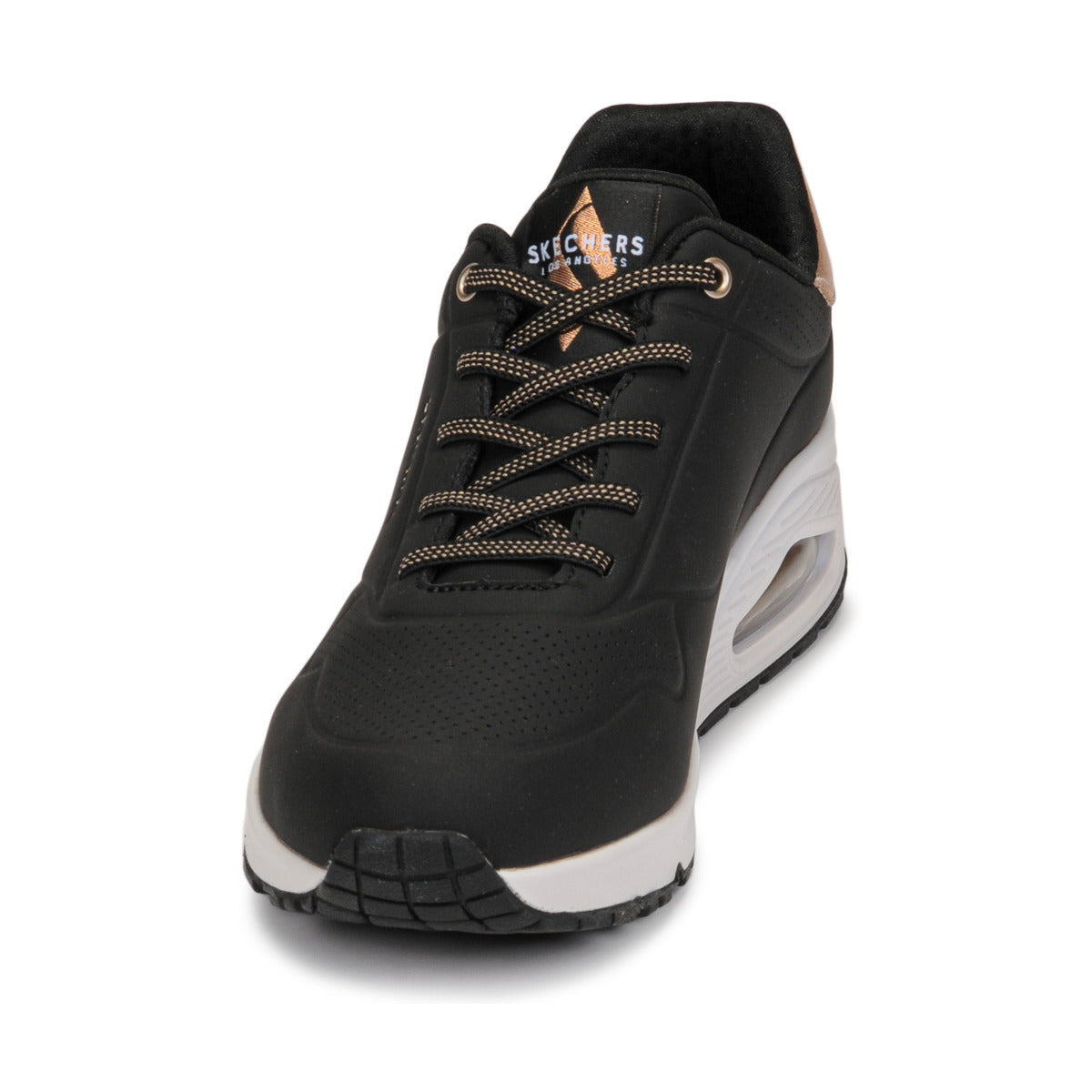 Sneakers basse Donna Skechers UNO Nero