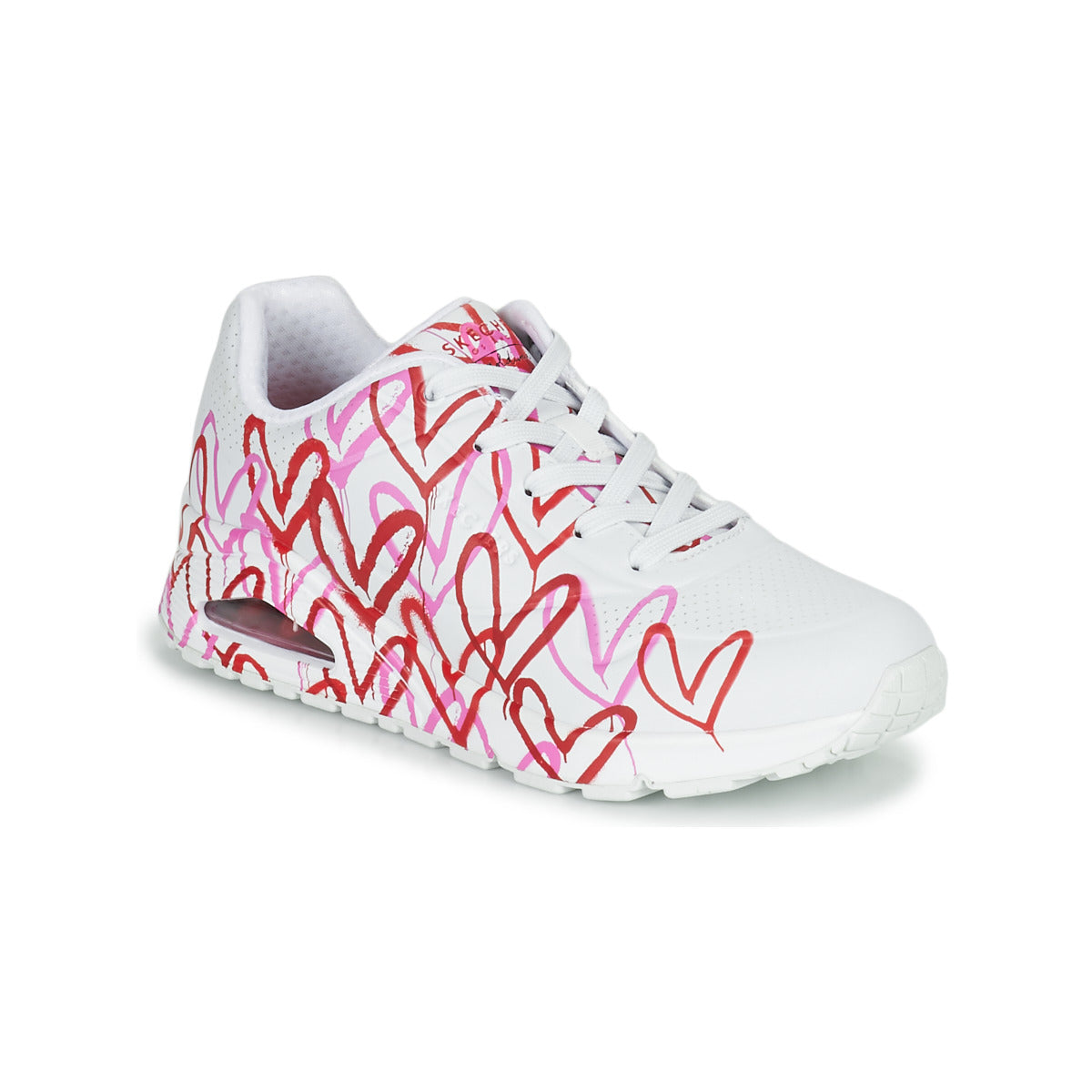 Sneakers basse Donna Skechers UNO Bianco